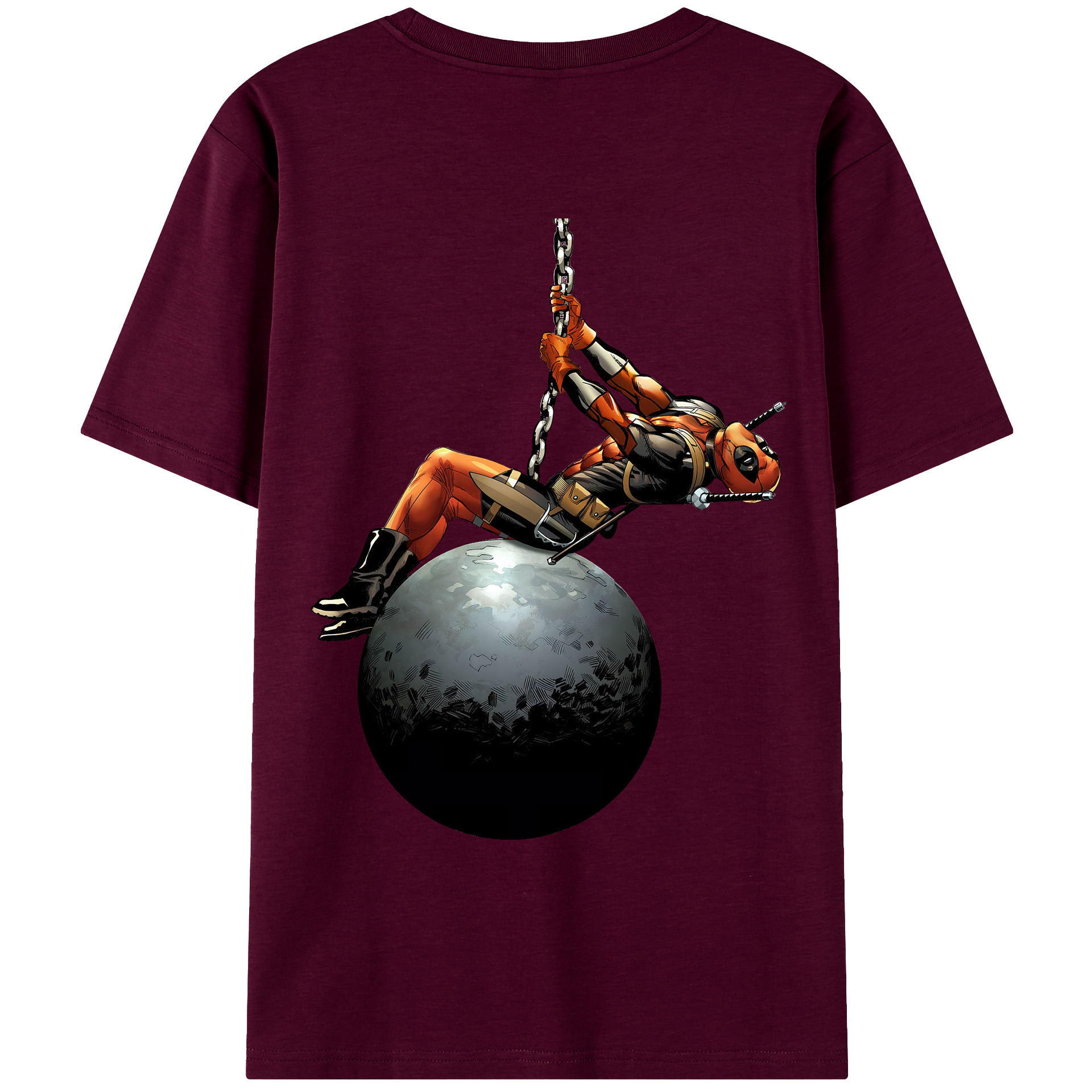 （画像用） Deadpool デッドプール レディース半袖Tシャツ(バックプリント)